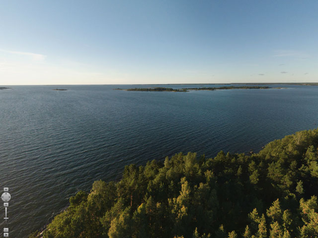 Panoraama merenrannasta